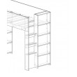 Reduce bookcase depth modification / Overall bed length